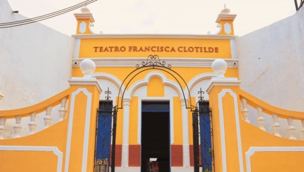 Fachada do Teatro Francisca Clotilde- Aracati/CE